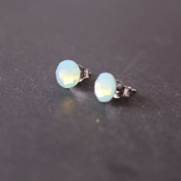 COPY - Pacific Opal Crystal Stud Earrings - Picture 4 of 5